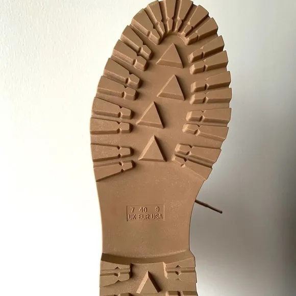 Primark Tan Lace Up Hiker Boots | Size 9 | NWT