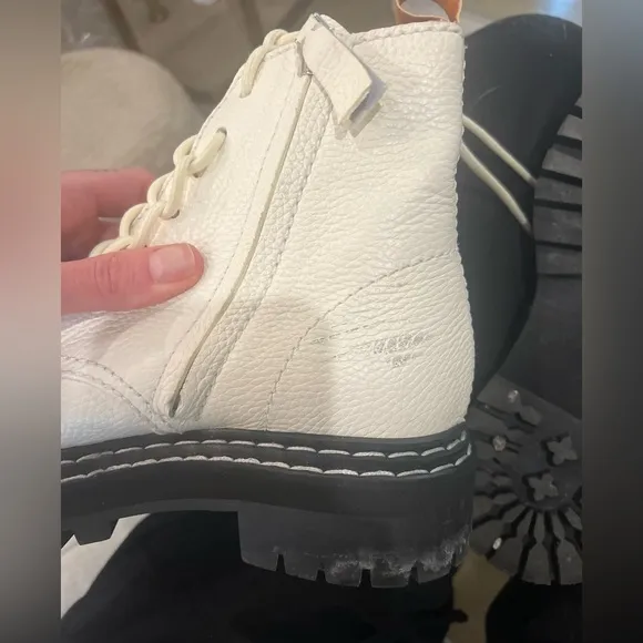 Proenza Schouler white combat boots