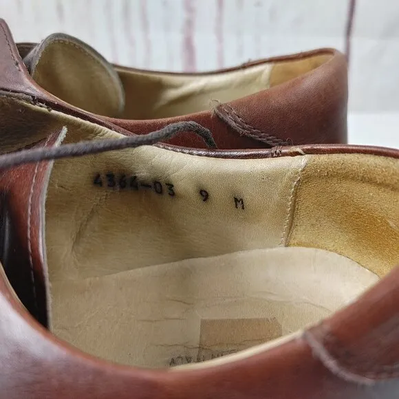 Pronto Uomo FIRENZE Made In Italy Oxford Lace Up Brown Leather Men's Sho…