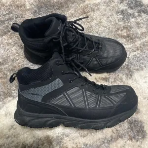 Propet steel toe waterproof Mens work boots size 8.5 Seeley hi black lace up