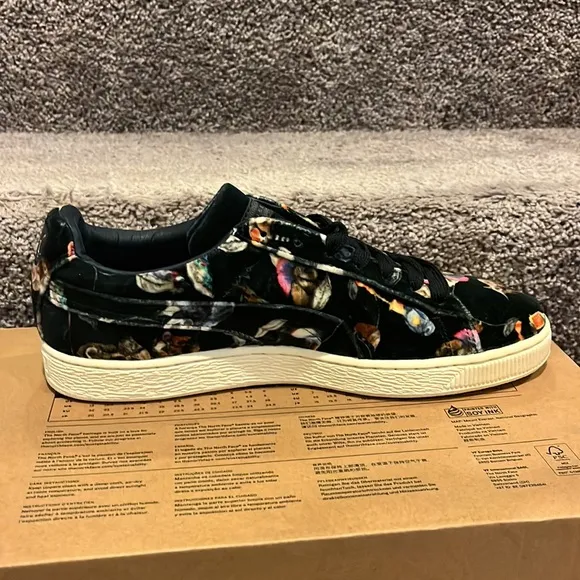 Puma Basket Classic Lo x HOH House of Hackney Critter shoes sneakers Mens 10.5