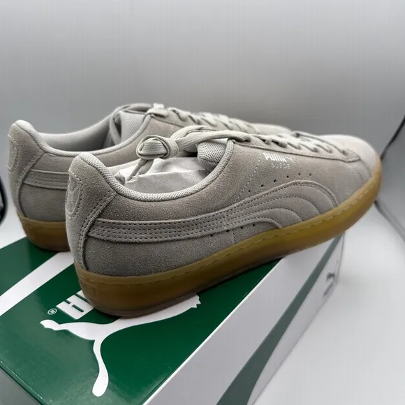 Puma Suede Classic Explosive Mens Shoes Size 10.5 NIB 362591 02 Gray Yellow