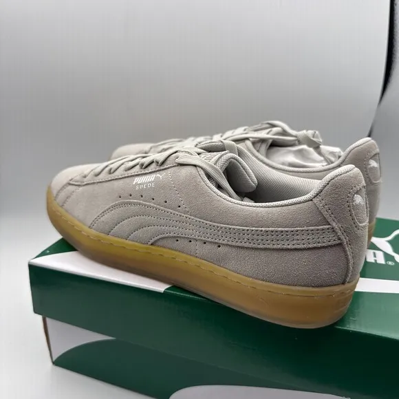 Puma Suede Classic Explosive Mens Shoes Size 10.5 NIB 362591 02 Gray Yellow