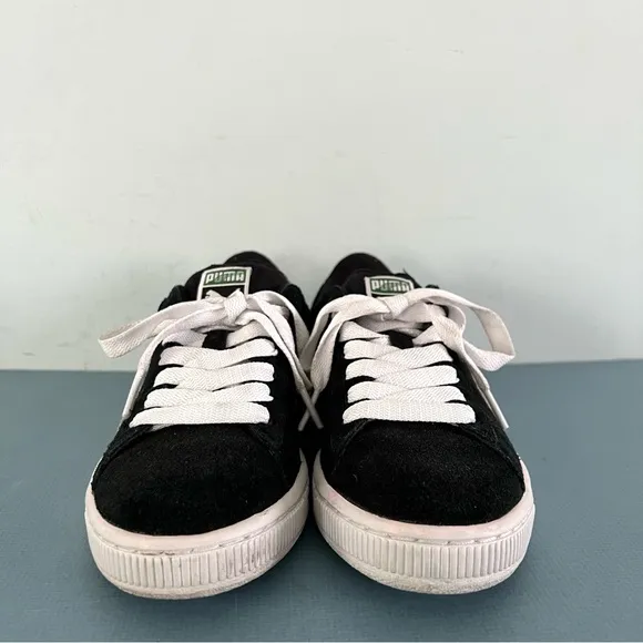 Puma Suede Jr Classic Black Suede Sneaker Shoes