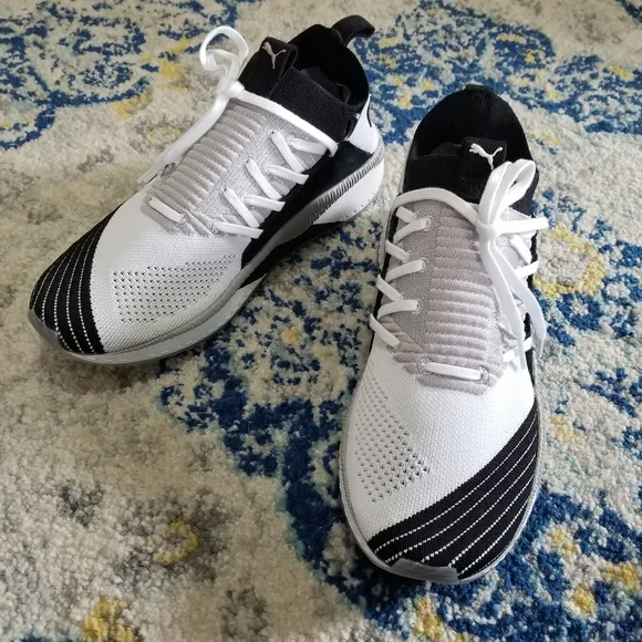 Puma Tsugi Jun Cubism Stretch Knit Running Shoes