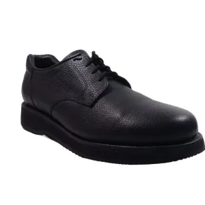 P.W Minor Men's Leisure Time Black Pebble Leather Oxford Shoes Made in USA 11N