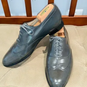 R Benedetto leather Wingtip Oxford.