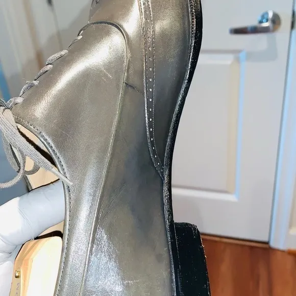 R Benedetto leather Wingtip Oxford.