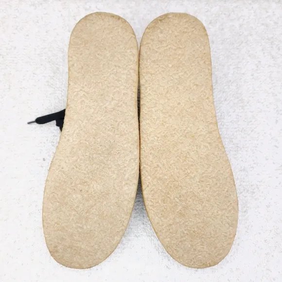 Rachel Comey Frisco Espadrille Flats Leather &amp; Mesh Ankle Wrap Tie