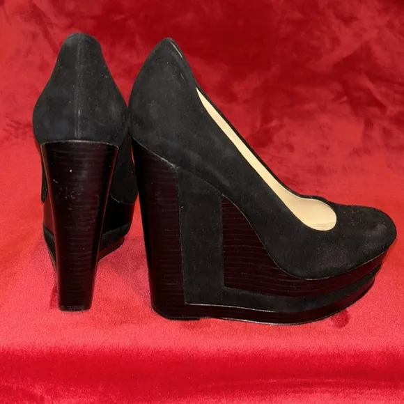 RACHEL ZOE EVA PLATFORM WEDGES 8.5