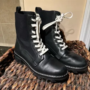 RAG &amp; BONE Shiloh Combat Boots Sz EU37.5/US7.5