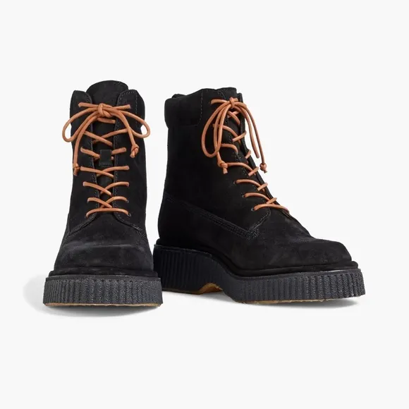 Rag &amp; Bone Sloane Suede Leather Platform Boots