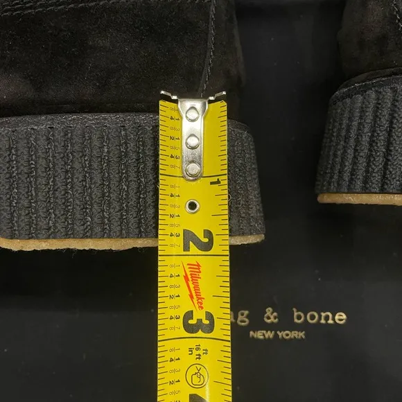 Rag &amp; Bone Sloane Suede Leather Platform Boots