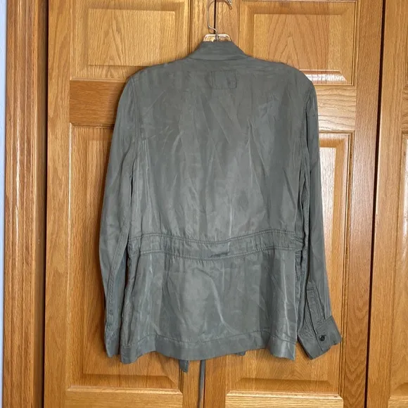 Rails Miles sage green zip lightweight jacket size xs utility