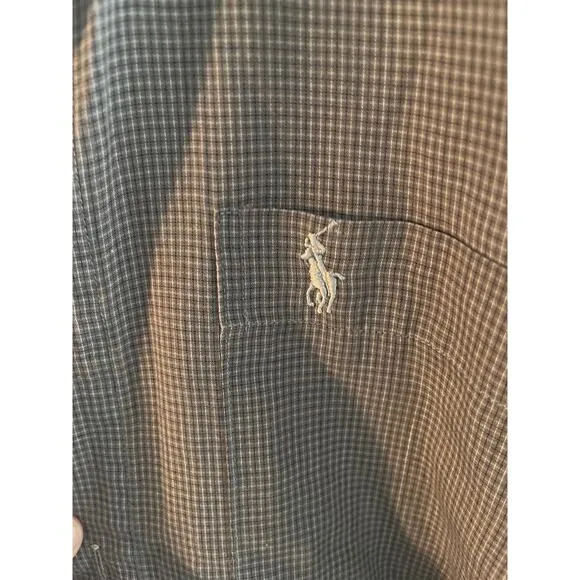 Ralph Lauren oxford dress shirt grey 16 1/2 -34