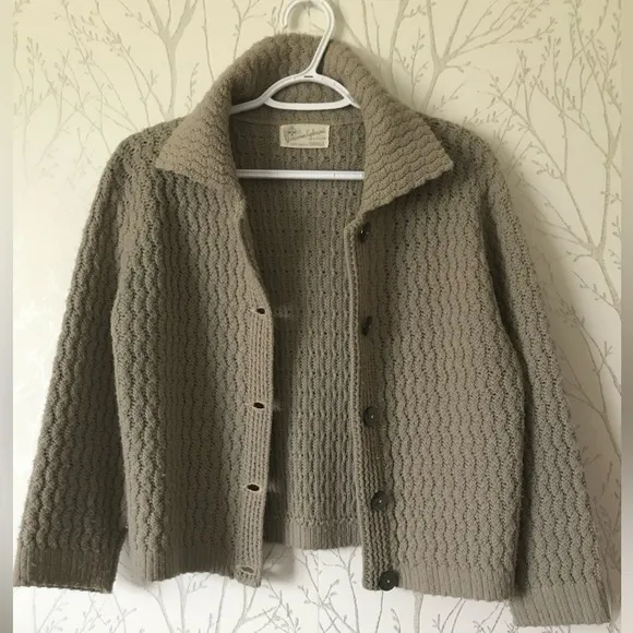 Rare 50’s Vintage Donovan Galvani of Dallas Women’s Textured Cropped Sweater