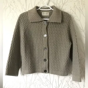 Rare 50’s Vintage Donovan Galvani of Dallas Women’s Textured Cropped Sweater
