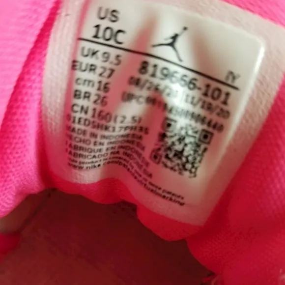 Rare Jordan Retro 12 Arctic Pink sneakers Athletic shoes nike 10c ps ice cream