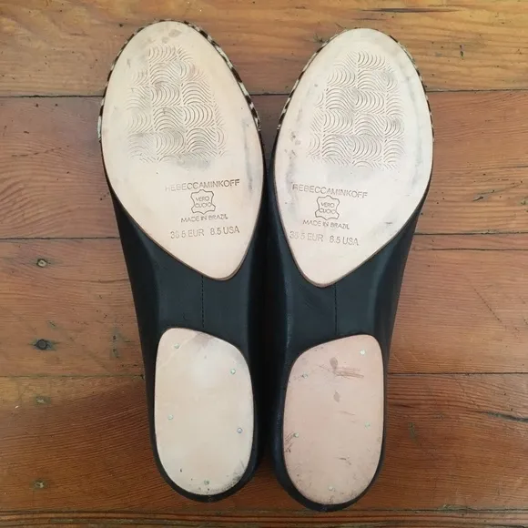 RARE Rebecca Minkoff Dalmatian Print Mab Ballet Flat Sz 8.5