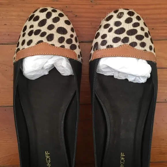 RARE Rebecca Minkoff Dalmatian Print Mab Ballet Flat Sz 8.5