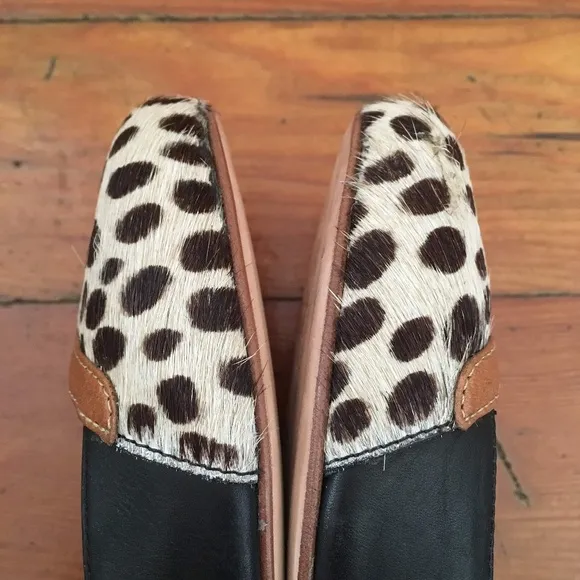 RARE Rebecca Minkoff Dalmatian Print Mab Ballet Flat Sz 8.5