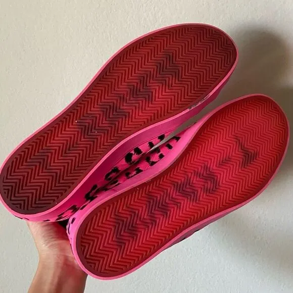 Rare Reebok T Raww Tyga Cheetah Hot Pink Sneakers Limited Edition Size 10.5