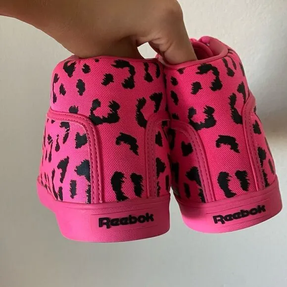 Rare Reebok T Raww Tyga Cheetah Hot Pink Sneakers Limited Edition Size 10.5