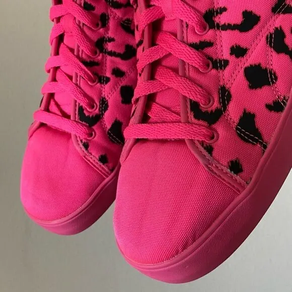 Rare Reebok T Raww Tyga Cheetah Hot Pink Sneakers Limited Edition Size 10.5