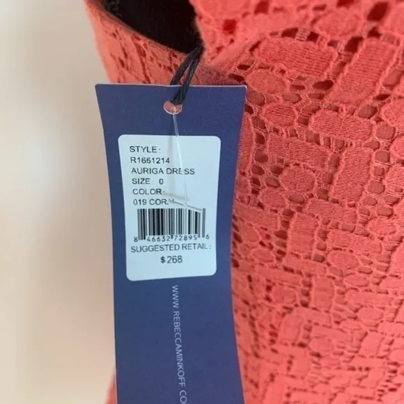 Rebecca Minkoff Auriga Dress Coral