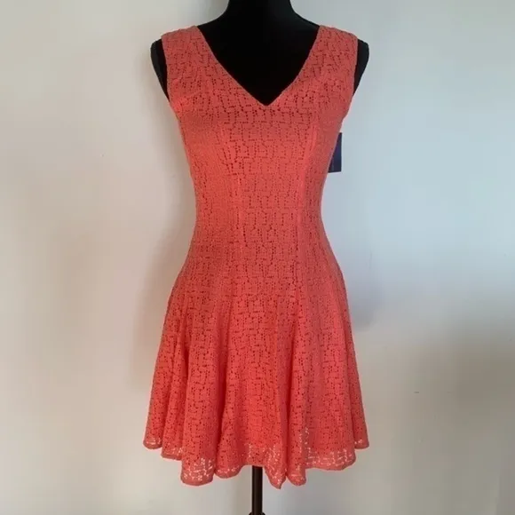 Rebecca Minkoff Auriga Dress Coral