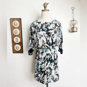 Rebecca Minkoff NWT Silk Sunny Dress in Broken Glass Print size 2