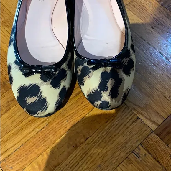 Red Valentino Leopard Print Ballerina Flats