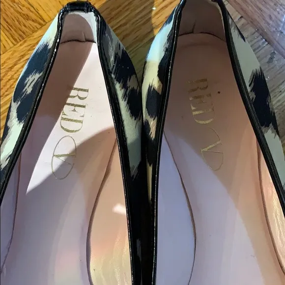 Red Valentino Leopard Print Ballerina Flats