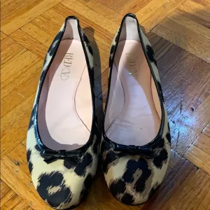 Red Valentino Leopard Print Ballerina Flats