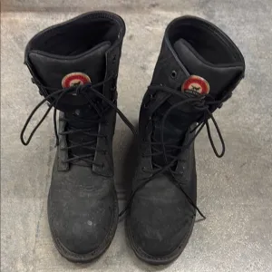 Red Wing Shoes Black Leather Boots