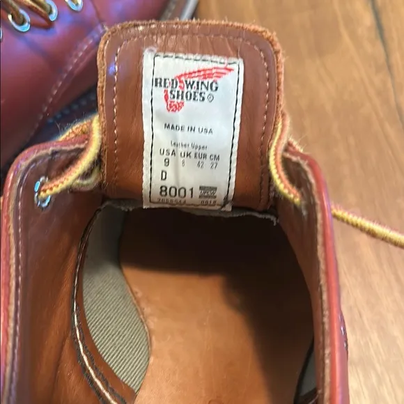 Red Wing work Oxford shoes USA 🇺🇸 made style 8001 Oro Russet rare
