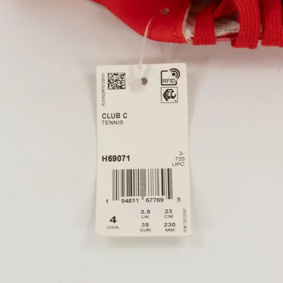 Reebok Cardi B x Club C J 'Instinct Red' H69071