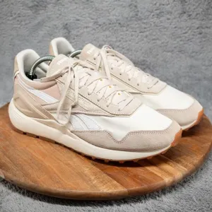 Reebok Classic Leather Legacy AZ Mens Size 10 Beige Lifestyle Sneakers Shoes