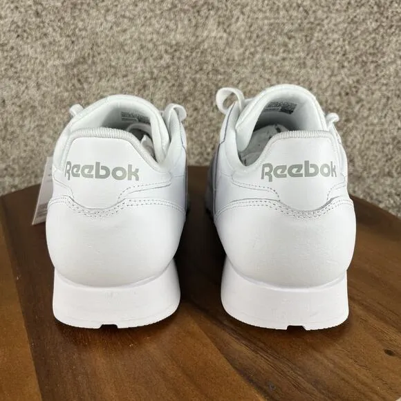 Reebok Classic Leather Men's Size 12 Shoes White Pure Grey Sneakers 100008492