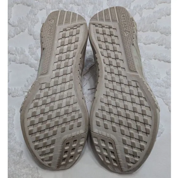 Reebok Flashfilm Running Shoes Men’s Size 10.5 / Women’s 12 Beige Tan – Preowned