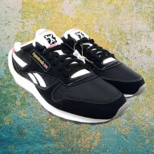 Reebok Men’s Classic Leather Shoes Sz(12)‎ Blk/Wht/Red HQ4145 NIB