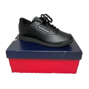 Reebok Princess Sneakers Classic Lace Up Comfort Shoes Black Women 7 NEW