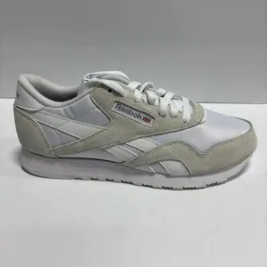 Reebok Women’s Classic Nylon Sneakers White, Size 8.5 M