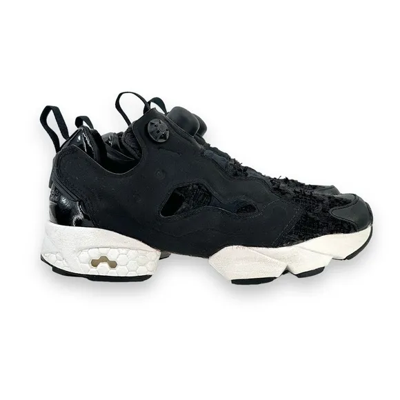 Reebok x Naked 2015 Black &amp; White Instapump Dynasty Sneakers