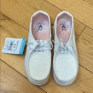 Reef off white cushion coast slip on shoes