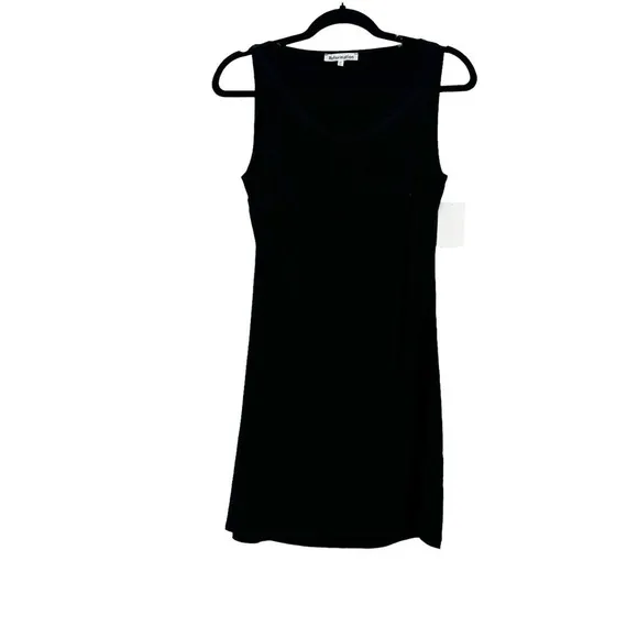 Reformation Kailea Cowl Neck Sleeveless Black Minidress Size Medium NWOT