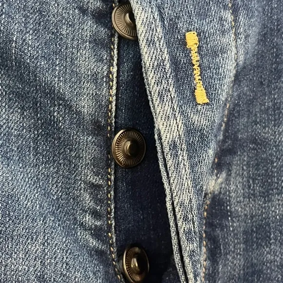 Replay Men Jeans Size 36 Blue Med Wash Faded Straight Wide Leg Waitom Luxe