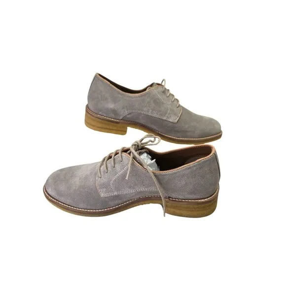 Reserved Octavia Graige Suede Leather Derby Oxford Mens Sz 8 Crepe Sole Shoe NEW