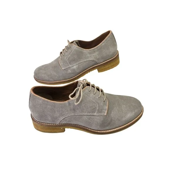 Reserved Octavia Graige Suede Leather Derby Oxford Mens Sz 8 Crepe Sole Shoe NEW