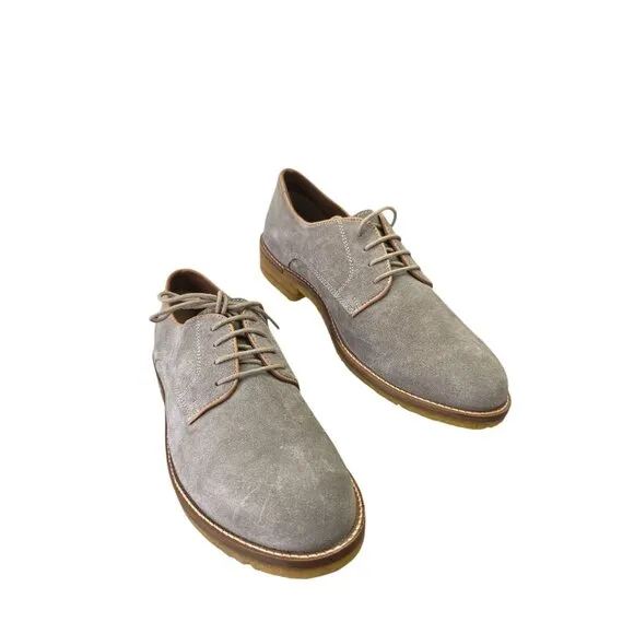 Reserved Octavia Graige Suede Leather Derby Oxford Mens Sz 8 Crepe Sole Shoe NEW